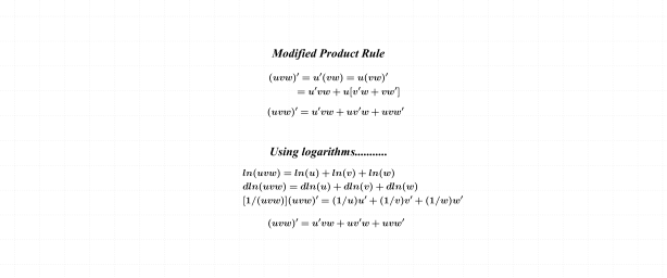 Modified Product Rule
